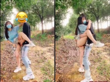 Cặp đôi trẻ nứng quá đụ nhau giữa rừng