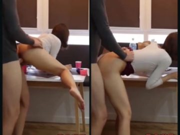 Em thư ký dáng quá ngon không đụ thì phí lắm